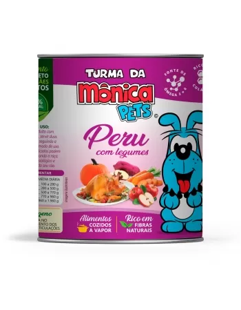 Turma da Mônica Lata Cão Peru Legumes 280g