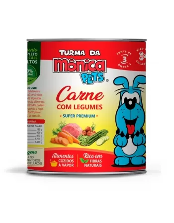 Turma da Mônica Lata Carne Legumes 280g