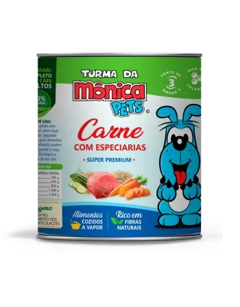 Turma da Mônica Lata Carne Especiarias 280g