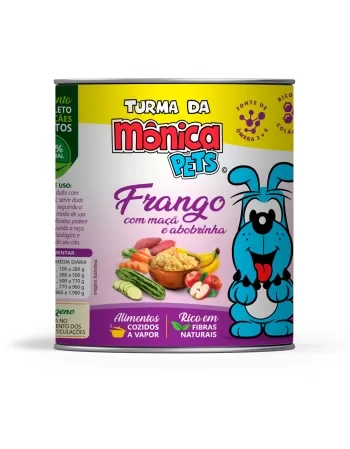 Turma da Mônica Lata Cão Frango Maçã Abobrinha 280g