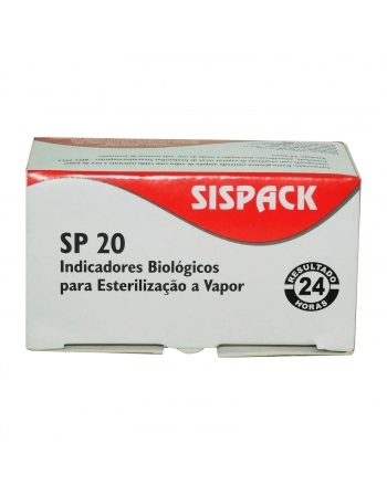 Sispack Indicador Biológico Vapor com 10