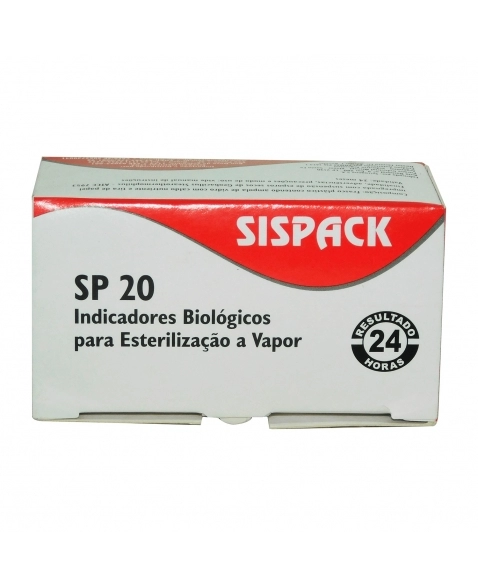 Sispack Indicador Biológico Vapor com 10