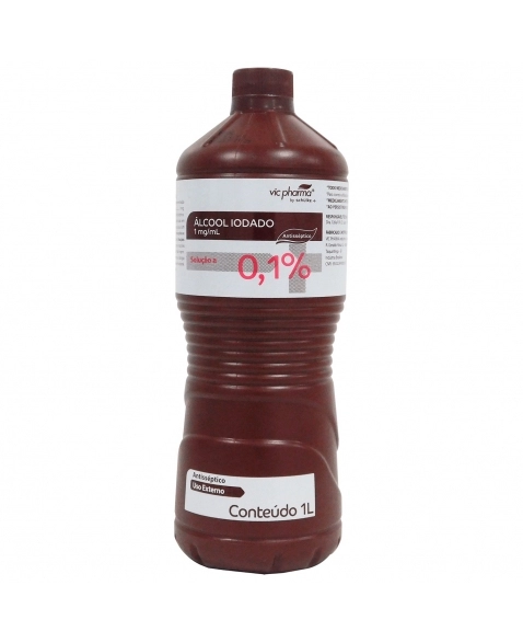 VIC Álcool Iodado 0.1 - 1000ml