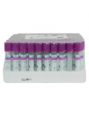 TUBO ROXO EDTA K3 - 2ML BIOCON ACCUVET