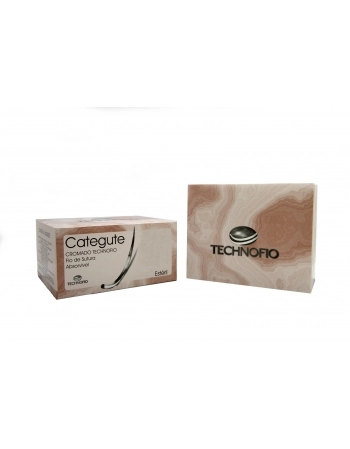 Technofio Fio Catgut Cromado 2-0 com Agulha 4cm