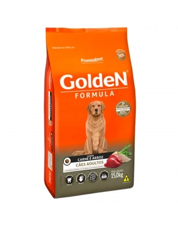 Golden Adulto Carne e Arroz 15kg