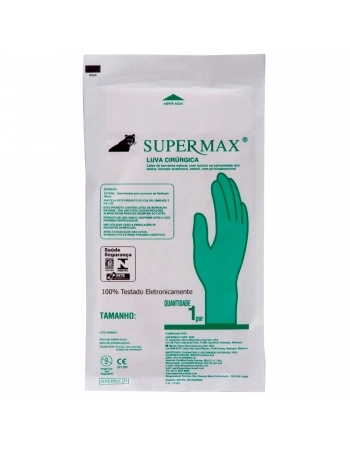 Supermax Luva Cirúrgica Estéril 8.0