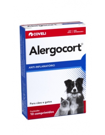 Coveli Alergocort com 10 comprimidos