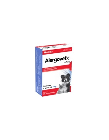 Coveli Alergovet C 0,7mg com 20 comprimidos