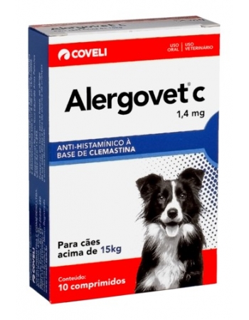Coveli Alergovet C 1,4mg com 10 comprimidos