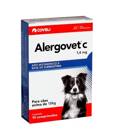 Coveli Alergovet C 1,4mg com 10 comprimidos