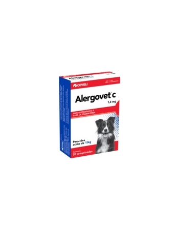 Coveli Alergovet C 1,4mg com 20 comprimidos