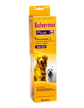 Coveli Bulvermim Plus com 4 comprimidos