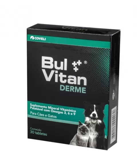 Coveli Bulvitan Derme Tabs com 30 comprimidos