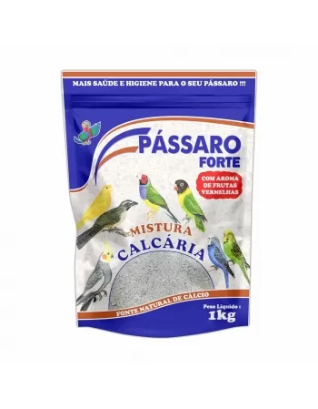 Pássaro Forte Mistura Calcária 1kg