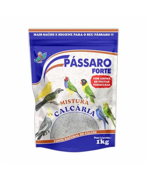 Pássaro Forte Mistura Calcária 1kg