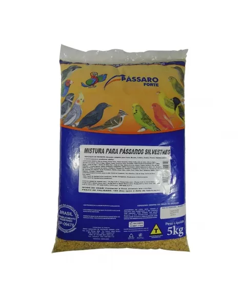 Pássaro Forte Mistura para Pássaros Silvestres 5kg