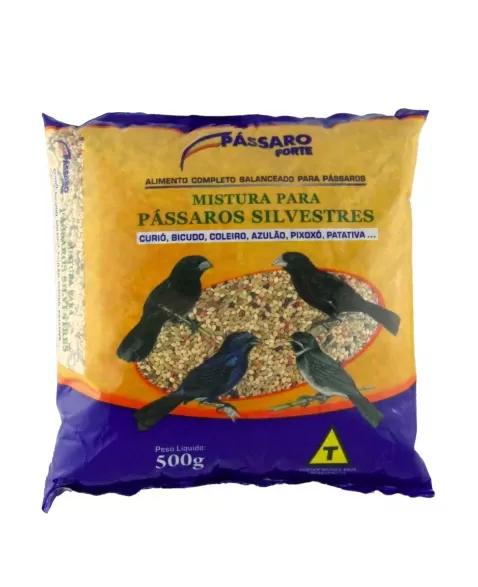 Pássaro Forte Mistura para Pássaros Silvestres 500g