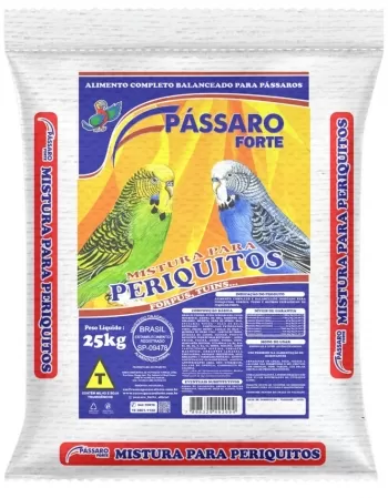 Pássaro Forte Mistura para Periquitos 25kg