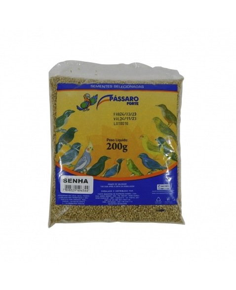 Pássaro Forte Painço Senha 200g