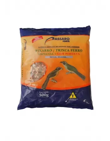 Pássaro Forte Pixarro Trinca Ferro Especial com Pimenta 500g