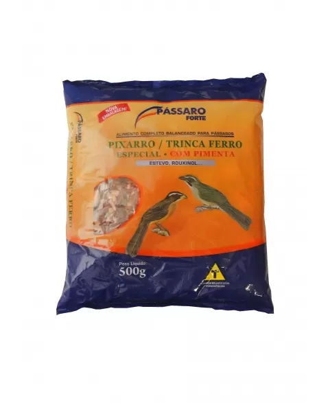 Pássaro Forte Pixarro Trinca Ferro Especial com Pimenta 500g