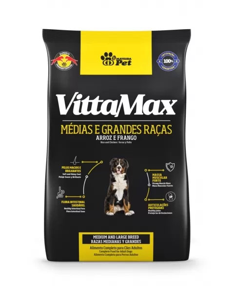 Vittamax Raças Médias e Grandes 25kg