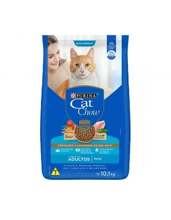 Cat Chow Adulto Peixe 10,1kg