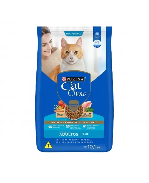 Cat Chow Adulto Peixe 10,1kg