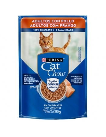 Cat Chow Sachê Adulto Frango ao Molho 85g