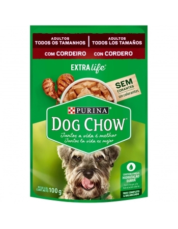 Dog Chow Sachê Adulto Cordeiro100g