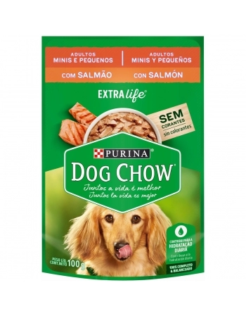 Dog Chow Sachê Adulto Raças Pequenas Salmão e Arroz 100g