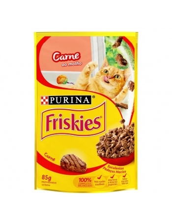 Friskies Sachê Carne ao Molho 85g