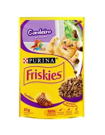 Friskies Sachê Cordeiro ao Molho 85g