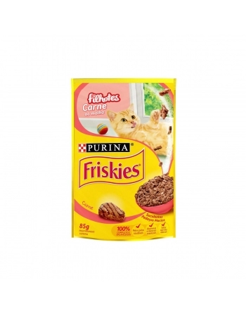 Friskies Sachê Filhote Carne ao Molho 85g