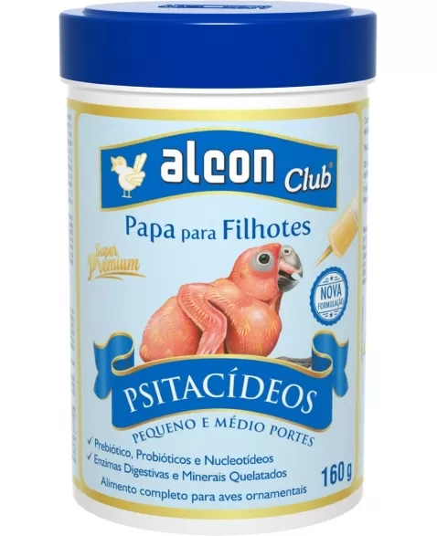 Alcon Club Papa Para Filhotes Psitacídeos 160g