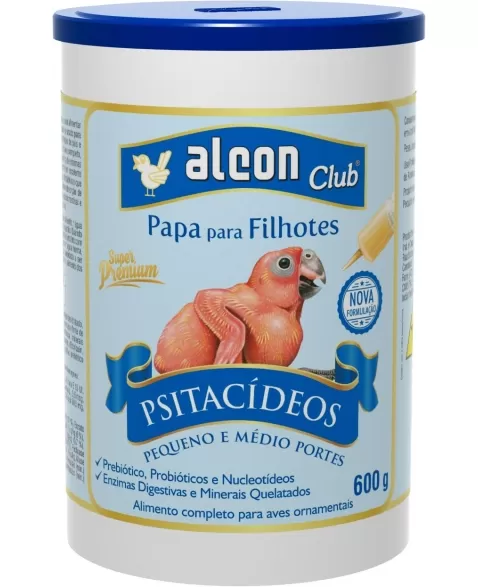 Alcon Club Papa Para Filhotes Psitacídeos 600g