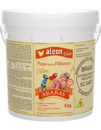 Alcon Club Papa Para Filhotes Araras 6kg