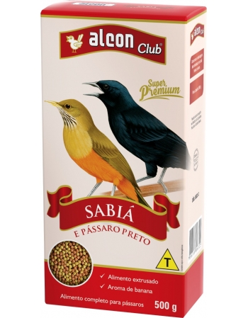 Alcon Club Sabiá e Pássaro Preto 500g