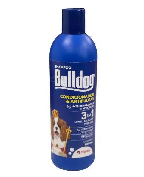 Coveli Shampoo Bulldog Condicionador Antipulgas 500ml