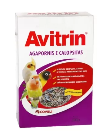 Coveli Avitrin Alimento para Calopsitas e Agapornis 500g