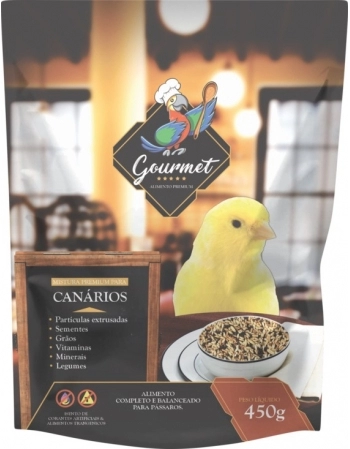 Pássaro Forte Mistura Canários Gourmet 450g