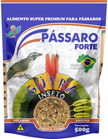 Pássaro Forte Güyra Inseto 500g