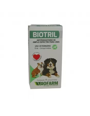 Biofarm Biotril com 4 comprimidos