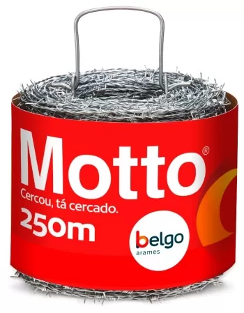 Belgo Arame Farpado Motto Mundial 250m