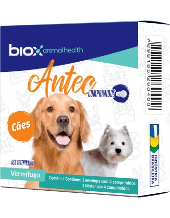 Biox Antec com 4 comprimidos