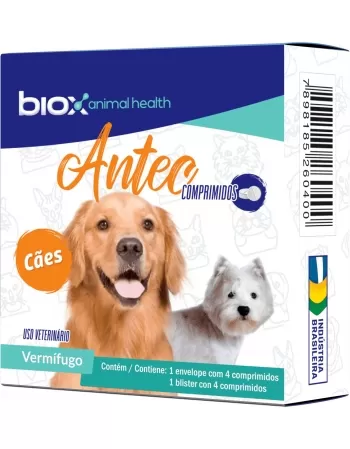 Biox Antec com 4 comprimidos