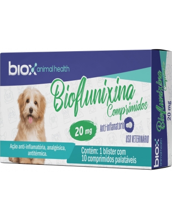 Biox Bioflunixina 20mg com 10 comprimidos