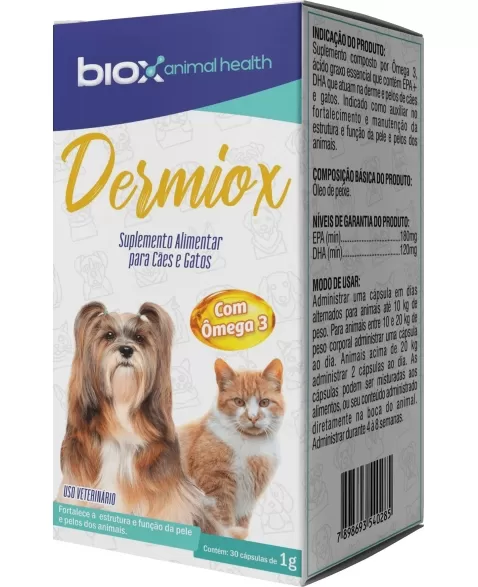 Biox Dermiox 1g com 30 cápsulas