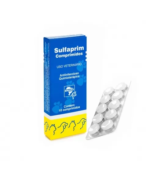Bravet Sulfaprim com 10 comprimidos